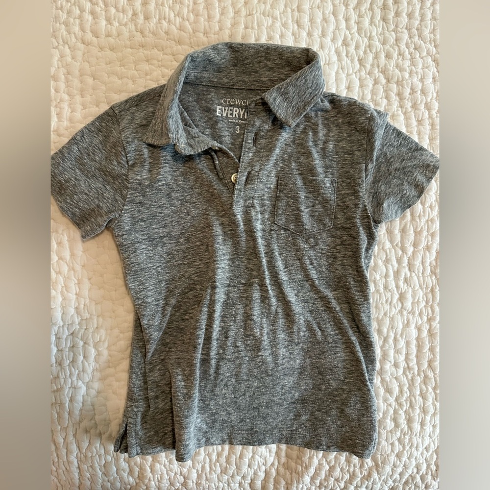Jcrew Gray Kids Polo Shirt